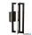 ALADDIN 91412BK Lux&Belle LED Wall Light-Brushed Black Metal