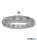 ALADDIN 9190CC Vesuvius 24Lt Pendant  -  Chrome, Clear Coffin & Ball Drops