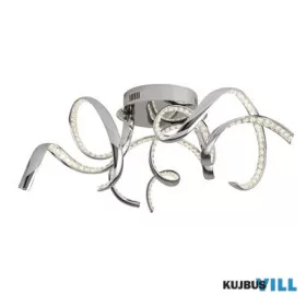 ALADDIN 9233-3CC Twirls LED Flush- Chrome & Clear Crystal