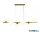 ALADDIN 93041-6GO Lux & Belle 6Lt Bar Pendant - Gold Metal & Opal Glass