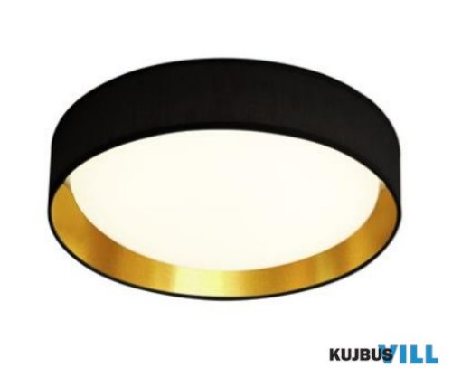 ALADDIN 9371-37BGO Gianna LED Flush -Black/Gold Shade > Acrylic Diffuser