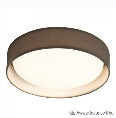 ALADDIN 9371-37GY Gianna LED Flush Ceiling Light - Acrylic, > Fabric Shade