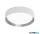 ALADDIN 9371-37WSI Gianna LED Flush -White Shade Silver Inner