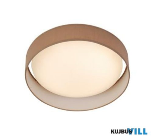 ALADDIN 9371-50BR Gianna LED Flush Ceiling Light - Acrylic, > Fabric Shade