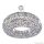 ALADDIN 9392CC Vesuvius 10Lt Pendant - Chrome, Clear Coffin and Ball Drops