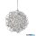 ALADDIN 9432 Scribble 6Lt LED Pendant - Chrome Diamond Cut Metal