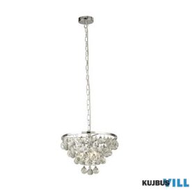   ALADDIN 9634-4CC Michelle 4Lt Pendant - Chrome with Rain Drop Glass