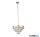 ALADDIN 9634-4CC Michelle 4Lt Pendant - Chrome with Rain Drop Glass
