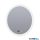 ALADDIN 96512 Round Bathroom Mirror - 2700-4000K, Digital Clock, Demister