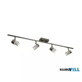   ALADDIN 9884BC Blocs 4Lt Split Bar Spotlight - Chrome & Clear Glass