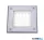 ALADDIN 9909WH Walkover LED Recessed Square Walkover - Stainless Steel