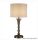 ALADDIN EU1011AB Oscar Table Lamp - Antique Brass > Linen Shade