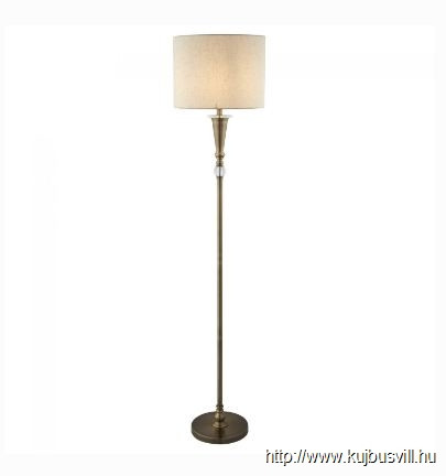 ALADDIN EU1012AB Oscar Floor Lamp - Antique Brass > Linen Shade