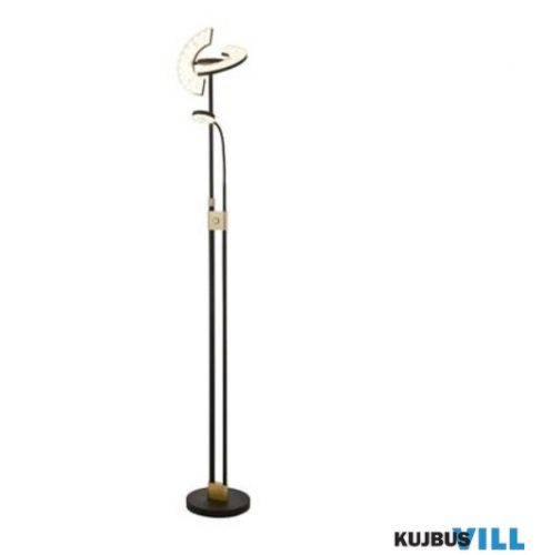 ALADDIN EU1024MBSB Gio LED Mother > Child Floor Lamp- Satin Brass > Black Metal