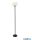 ALADDIN EU10274-1BK Lumina Floor Lamp - Black Metal > Frosted Ribbed Glass