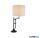 ALADDIN EU12082-1BK Munich Adjustable Table Lamp - Matt Black Metal > Linen