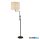 ALADDIN EU12083-1BK Munich Adjustable Floor Lamp - Matt Black Metal > Linen