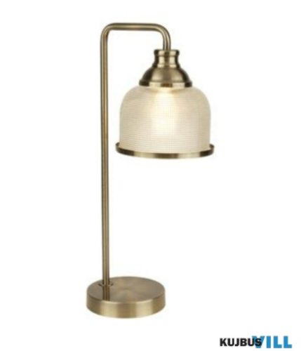 ALADDIN EU1351-1AB Bistro II Table Lamp - Antique Brass > Holophane Glass