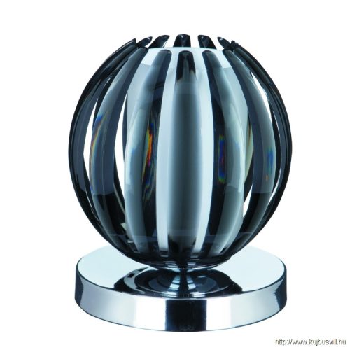 ALADDIN EU1811SM Claw Touch Table Lamp - Smoked Acrylic, Glass > Chrome