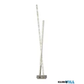   ALADDIN EU2112CC Clover  Floor Lamp - Chrome Metal & Clear Crystal