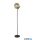 ALADDIN EU22122-1BK Punch Floor Lamp - Black with Punched Champagne Glass