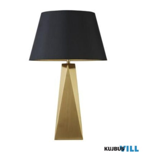 ALADDIN EU2213GO Maldon Table Lamp - Gold Metal Base > Black/Gold Shade