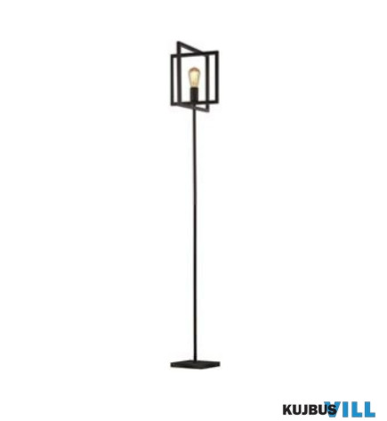 ALADDIN EU23202-1BK Plaza Adjustable Floor Lamp - Matt Black Metal