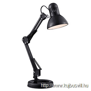 ALADDIN EU2429BK Desk Partners Hobby Table Lamp - Black Metal