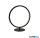 ALADDIN EU25771-1BK Cirque LED Ring Table Lamp - Black Metal