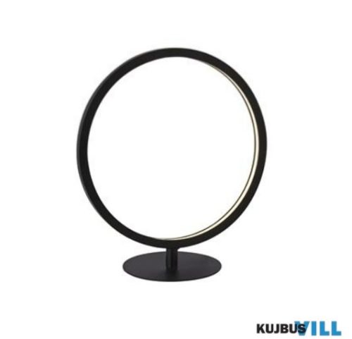 ALADDIN EU25771-1BK Cirque LED Ring Table Lamp - Black Metal