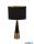 ALADDIN EU2743BGO Chloe Table Lamp - Antique Copper, Black Shade Gold Interior