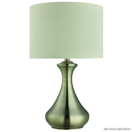 ALADDIN EU2750AB Touch Table Lamp - Antique Brass > Fabric Shade