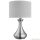 ALADDIN EU2750SS Touch Table Lamp - Satin Silver > Fabric Shade