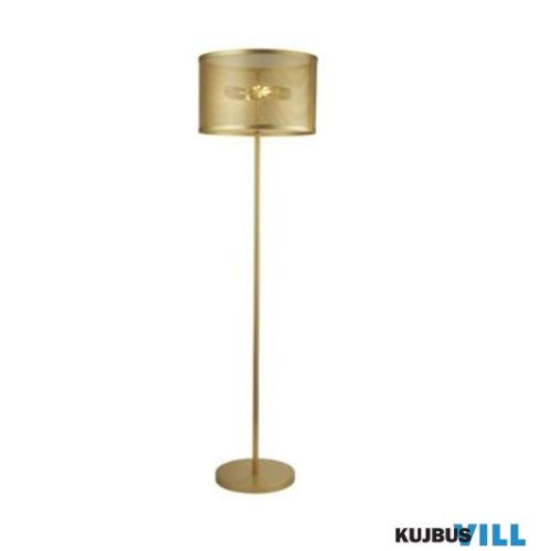 ALADDIN EU2832-2GO Fishnet 2Lt Floor Lamp - Matt Gold Metal