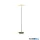 ALADDIN EU33121PB Record 1Lt Floor Lamp, Gold Metal with White Glass