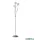 ALADDIN EU3573CC Bellis II 3Lt Floor Lamp - Chrome & Clear Glass