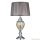 ALADDIN EU3721AM Greyson Table Lamp - Amber Glass Urn > Brown Pleated Shade