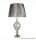 ALADDIN EU3721CL Greyson Table Lamp - Clear Glass Urn > Pewter Pleated Shade
