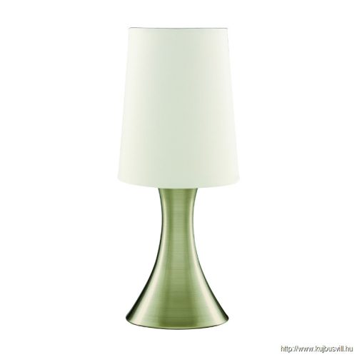 ALADDIN EU3922AB Touch Table Lamp - Antique Brass Base > Fabric Shade