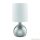 ALADDIN EU3923SS Touch Table Lamp - Satin Silver Base > Fabric Shade