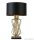 ALADDIN EU4110GO Ethan Table Lamp - Gold, Marble Base > Black Drum Shade