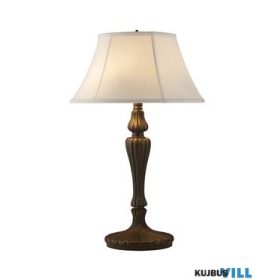 ALADDIN EU46091WH Amy 1Lt Table Lamp with Linen Shade