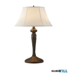 ALADDIN EU46092WH Amy 1Lt Table Lamp with Linen Shade