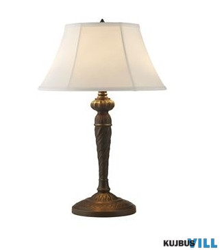ALADDIN EU46092WH Amy 1Lt Table Lamp with Linen Shade