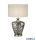 ALADDIN EU4852CC Network Large Table Lamp - Chrome with White Drum Shade