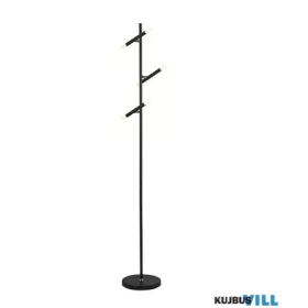   ALADDIN EU4869BK Wands 3Lt LED Floor Lamp - Black Metal & Acrylic