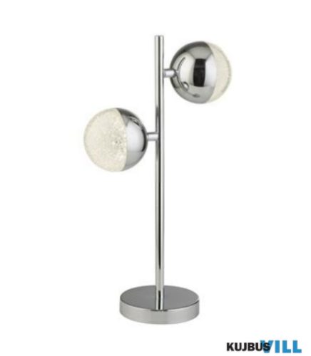 ALADDIN EU5087CC Marbles 2Lt Table Lamp - Chrome With Crystal Sand