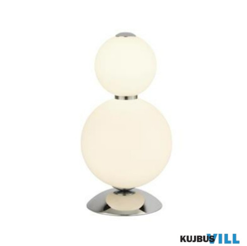 ALADDIN EU51021-2CC Snowball Table Lamp - Chrome > Opal Glass Shade
