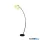 ALADDIN EU52853BK Radiant 1Lt Floor Lamp, Black Metal with Soft Fabric Shade