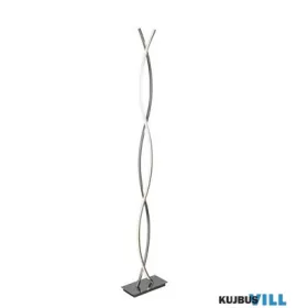 ALADDIN EU5679CC Platt LED Wave Floor Lamp - Chrome & Opal